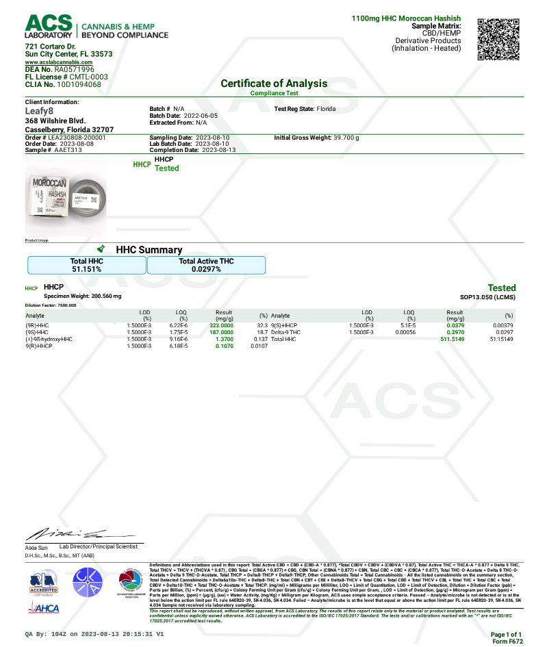 Certificate of Authenticity