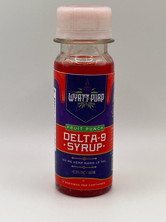 Wyatt Purp Fruit Punch Delta 9 Syrup