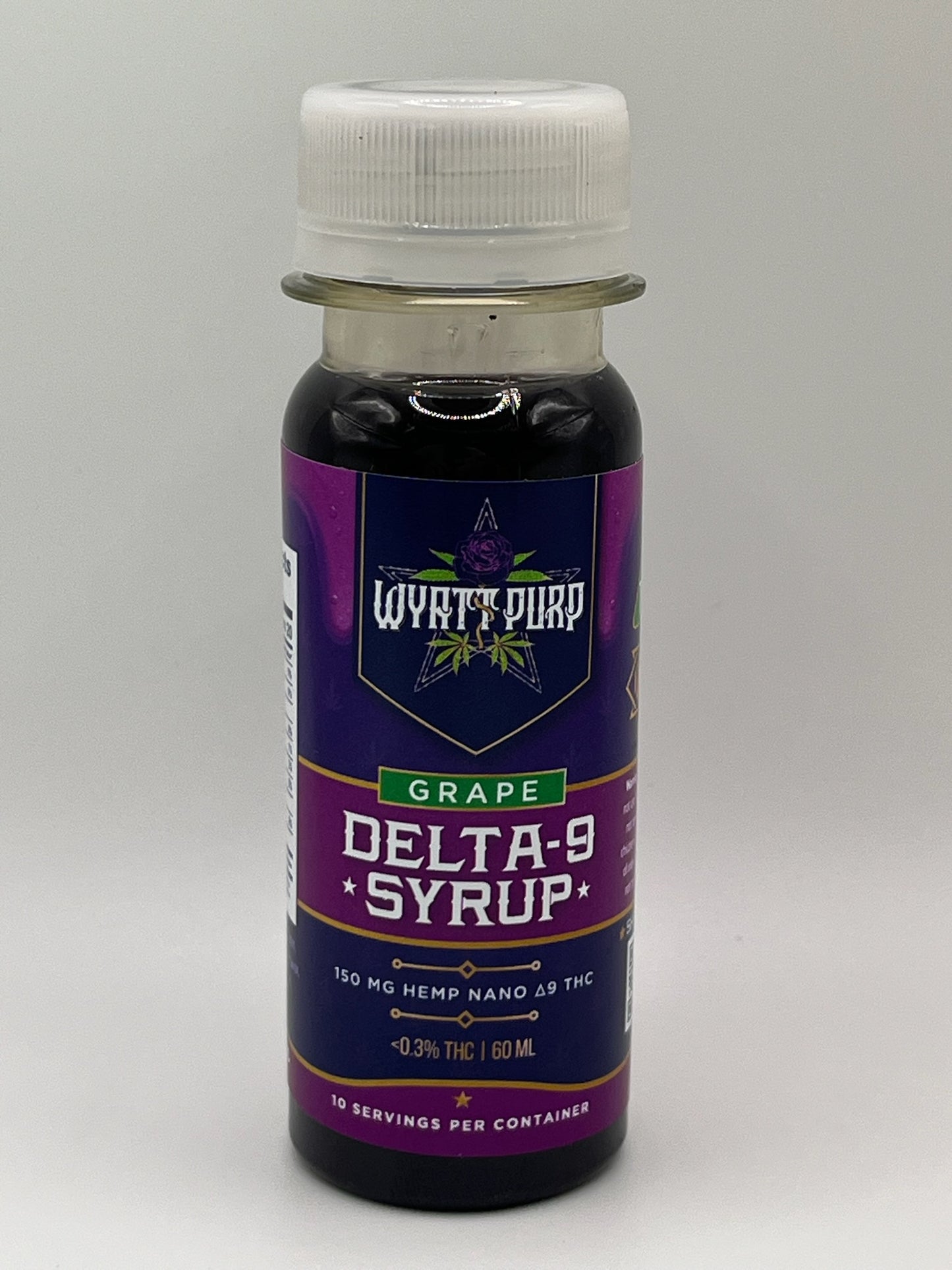 Wyatt Purp Grape Delta 9 Syrup