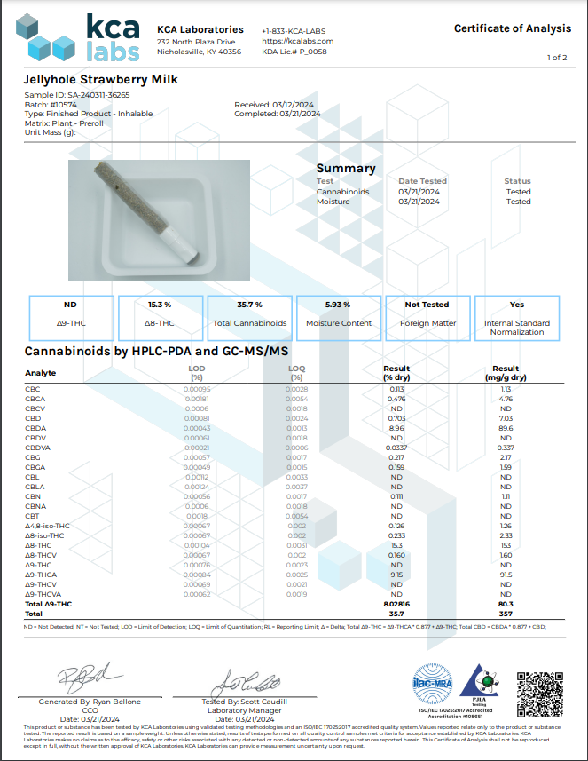 Certificate of Authenticity